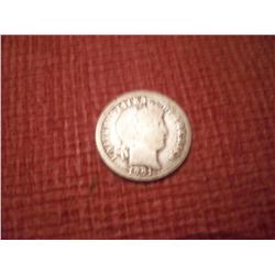 Better Date 1901-O Silver Barber Dime,G