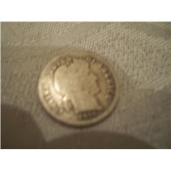 1910 Silver Barber Dime