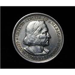 1893 Columbian Exposition Commemorative Half Dollar Grades au58