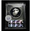 Image 2 : 2005-p Marine Corp 230th Anniversary Proof Commemorative Silver Dollar Graded PR70 DCAM