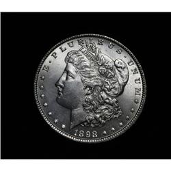 1898-p Morgan Dollar $1 Grades ms64/65