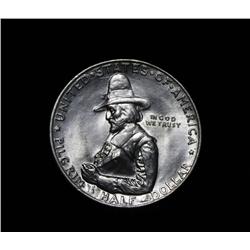 1920 Pilgrim Tercentenary Commemorative Half Dollar Grades Gem Uncirculated ms65
