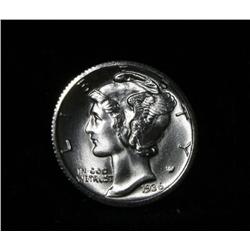 1936-s Liberty Head 'Mercury' Dime 10c Grades gem uncirculated ms66 FSB