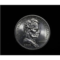 1918 Illinois Centennial Commemorative Grades Gem Uncirculated ms66