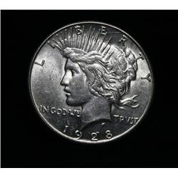 1928-s Peace Dollar $1 Grades Uncirculated ms60