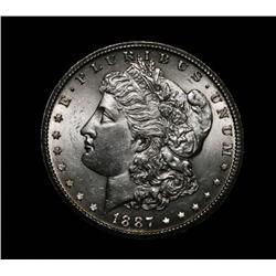1887-s Morgan Dollar Grades ms64  PQ  Great All Original, Great Eye Appeal