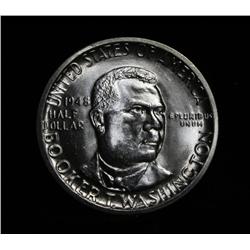 1948-d Booker T Washington Commemorative Half Dollar Grades Gem Uncirculated ms65