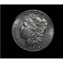1885-s Morgan Dollar Grades au58