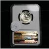Image 2 : NGC 1949-d Washington Quarter 25c Graded Gem Uncirculated ms65