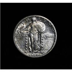 1917-s TY II Standing Liberty 25c Grades au58/ms60  Slider