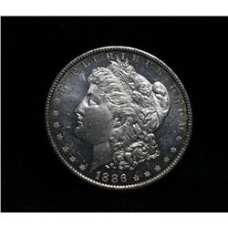 1886-p Morgan Dollar Grades Choice Uncirculated ms64 DMPL