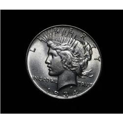 1934-p Peace Dollar $1 Grades Choice Uncirculated ms64