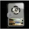 Image 2 : NGC 1946-p Washington Quarter 25c Graded Gem Uncirculated ms65