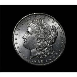 1886-s Morgan Dollar $1 Grades Select Uncirculated ms63   VAM 1A  'Lines in '6'