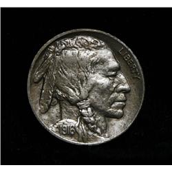 1916-d Buffalo Nickel 5c Grades Select Uncirculated ms63