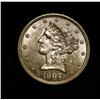 Image 1 : 1907-d $5 Gold Liberty Grades ms62