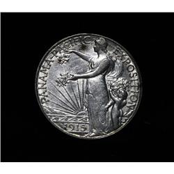 1915-s 50c Pan Pac Commemorative Grades au58