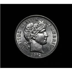 1912-p Barber Dime 10c Grades Select Uncirculated ms63
