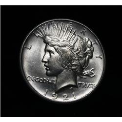 1921-p Peace Dollar Grades Choice Uncirculated ms64 STRONG STRIKE