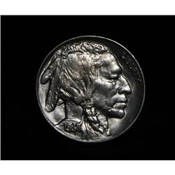 1938-d/s Rare variety Buffalo Nickel 5c Grades Gem Uncirculated ms66