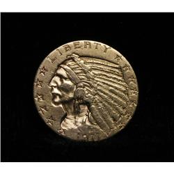 1911-s $5 Gold Indian Grades au50