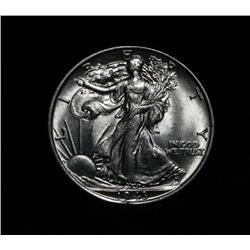 1943-p Walking Liberty Half Dollar Grades Select Uncirculated ms63