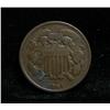 Image 1 : 1864 2 cent piece grades xf
