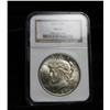 Image 1 : NGC 1927-s Peace Dollar graded ms63