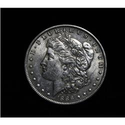 1886-o Morgan Dollar $1 Grades au58/Slider