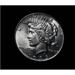 1935-p Peace Dollar Grades choice uncirculated ms64+  PQ