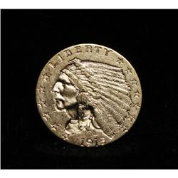 1915-p $2 1/2 Gold Indian Grades Select Uncirculated ms63