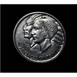 1938-s Arkansas-Robinson Commemorative Half Dollar Grades Gem Uncirculated ms65  harder date