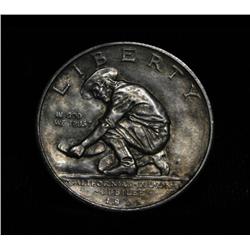 1925-s California Diamond Jubilee Commemorative Half Dollar.  Grades au58
