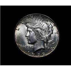 1922-s Peace Dollar Grades Choice Uncirculated ms64
