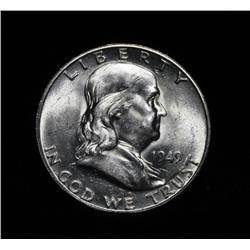 1949-d Franklin Half Dollar Grades Choice Uncirculated ms64