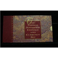 1993 Thomas Jefferson Coin & Currency Set