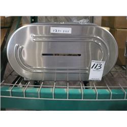 NEW BRADLEY MOD: 5425-SL0000 JUMBO DOUBLE TOILET TISSUE DISPENSER