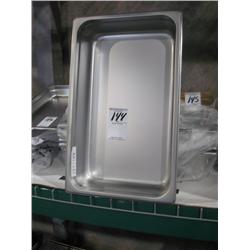 NEW FULL SIZE 4" ALUMINUM STEAM TABLE PANS (X6)