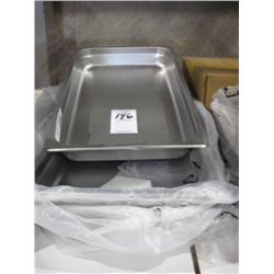 NEW FULL SIZE 2.5" ALUMINUM STEAM TABLE PANS (X6)