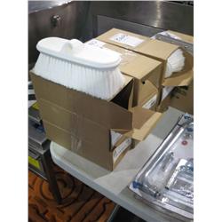 NEW 12" WHITE CLEANING BRUSHES (X3)