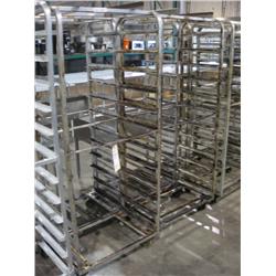 WINHOLT 12 SLOT ALUMINUM BAKING OVEN RACKS FOR HOBART DOUBLE RACK OVEN (X4)
