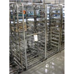 WINHOLT 12 SLOT ALUMINUM BAKING OVEN RACKS FOR HOBART DOUBLE RACK OVEN (X4)