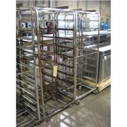 WINHOLT 12 SLOT ALUMINUM BAKING OVEN RACKS FOR HOBART DOUBLE RACK OVEN (X4)