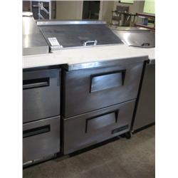 TRUE MOD: TSSU-27-08D-2 2 DRAWER SANDWICH PREP TABLE