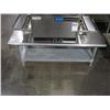 Image 1 : 30"X48" PIZZA OVEN STAND W UNDER SHELF