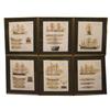 Image 1 : SET OF 6 FRAMED 18TH CENTURY WARSHIP PRINTS