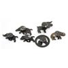 Image 3 : ANTIQUE POLITICAL PINS BULL MOOSE COX & OTHERS
