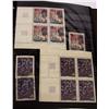 Image 2 : STAMP STOCK BOOK WITH FRENCH PLATE BLOCKS 1960S