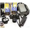 Image 2 : LENS CAMERA AND PHOTO EQUIPMENT LOT