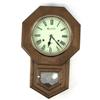 Image 1 : MONTGOMERY WARD CHIMING SCHOOLHOUSE CLOCK